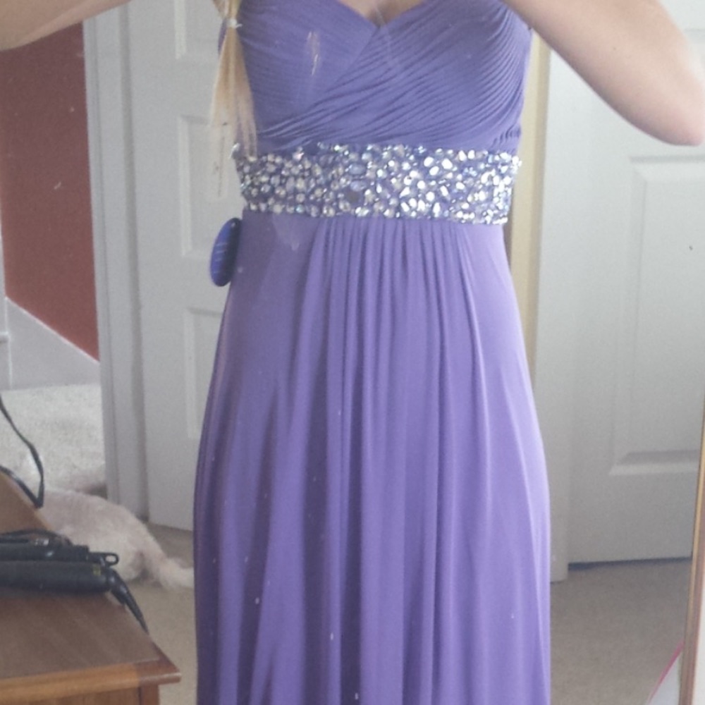 Lavender prom dress